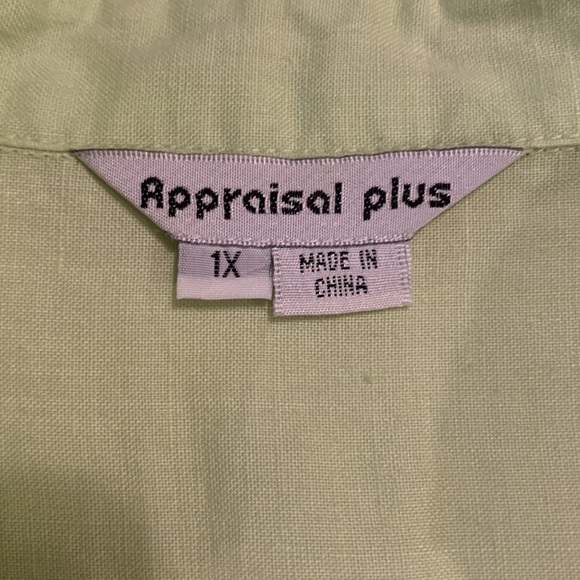 Appraisal Plus Women’s 100% Linen Blouse - Picture 11 of 16